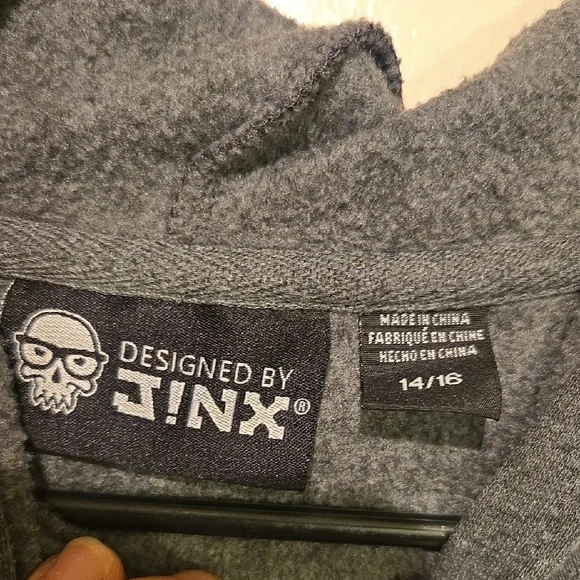 Minecraft Kids Charcoal Hoodie - Picture 2 of 5